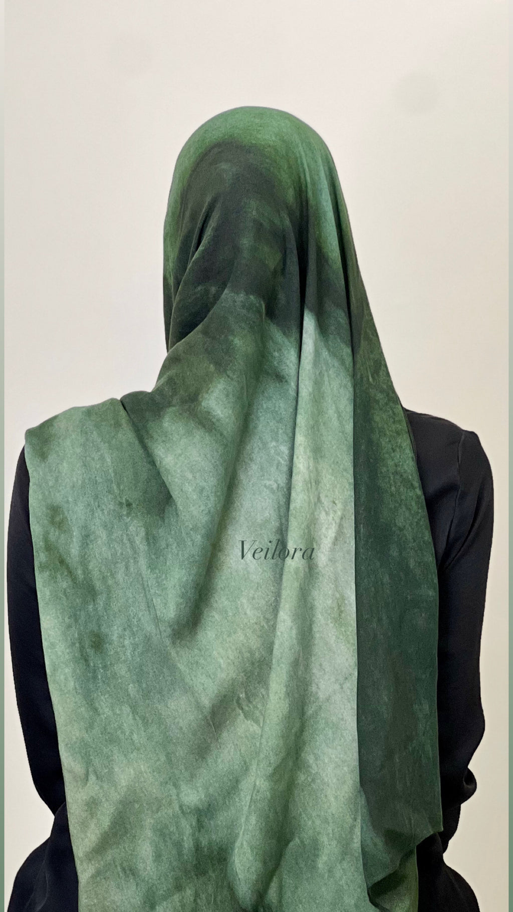 Green Printed Hijab